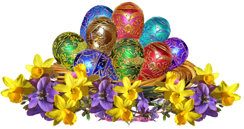 easter eggs bouquet