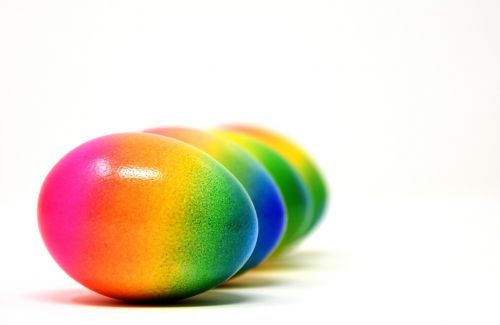 easter easter eggs colored