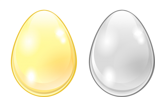 easter eggs gold
