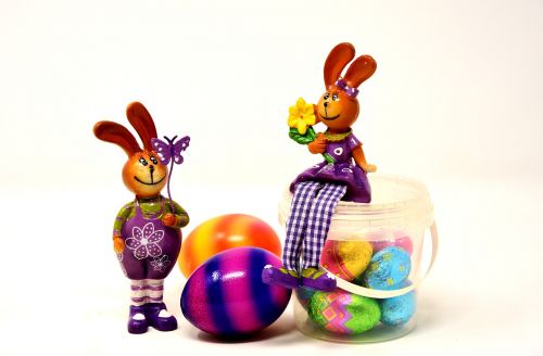 easter easter bunny pair