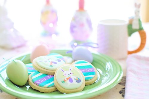 easter  cookies  pastels