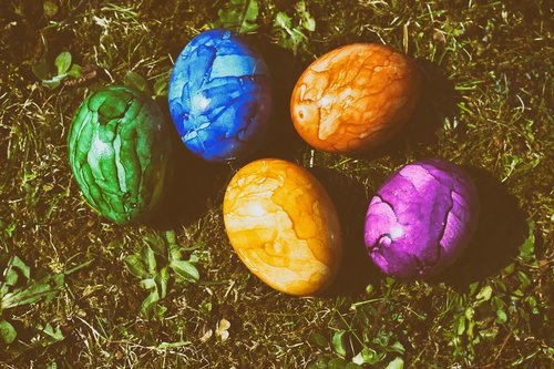 easter  egg  colored