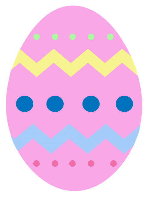 easter egg pink