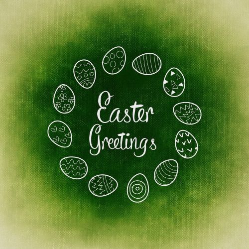 easter wishes greeting card