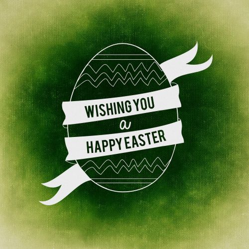 easter wishes greeting card