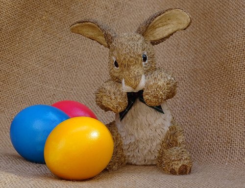 easter bunny  easter egg  hare