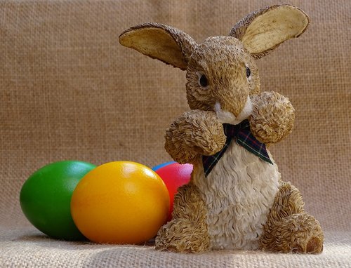 easter bunny  easter egg  hare