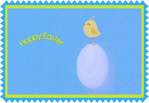 Easter Chick Greeting Card