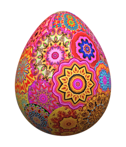 easter egg colorful mandala