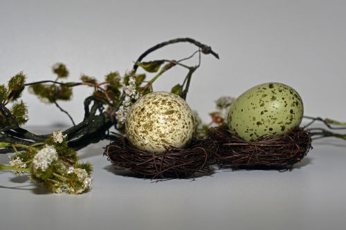 easter eggs easter nest easter