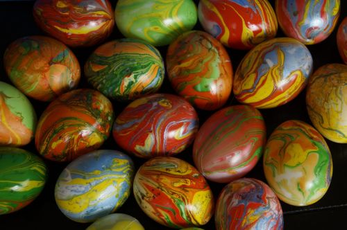 easter eggs egg colored