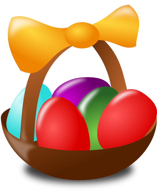 easter eggs easter basket