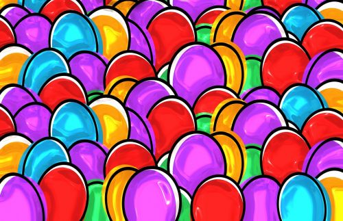 easter eggs easter paint