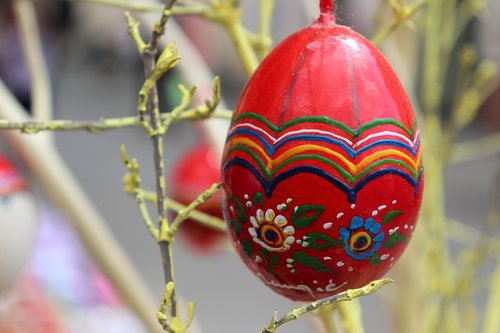 easter eggs  colorful  decoration