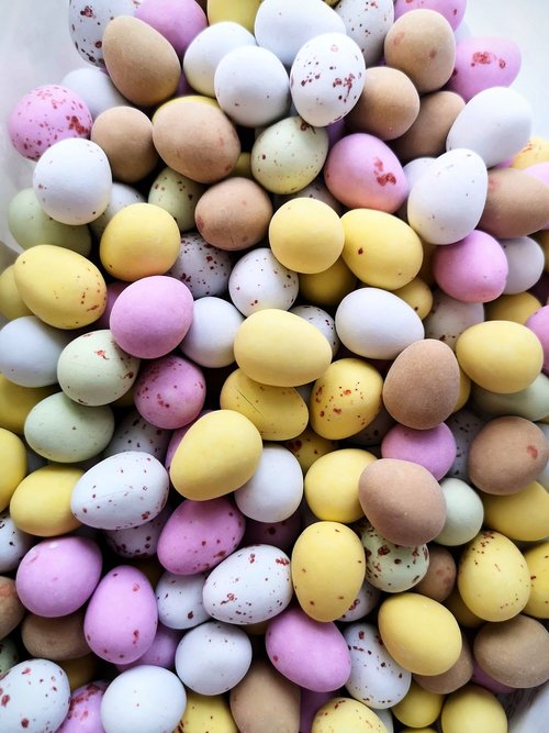 easter eggs  colourful  eggs