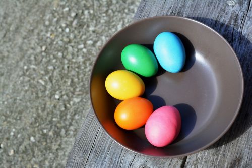 easter holidays easter painted eggs