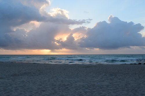 easter sunrise  beach  ocean