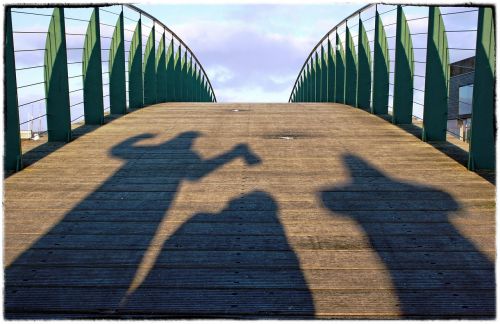ebeltoft bridge shadows