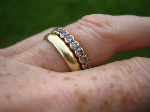 ebsen gold ring zirconia