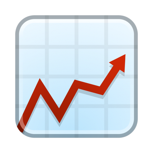 economy icons stock index