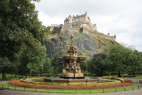 edinburgh  scotland  castle