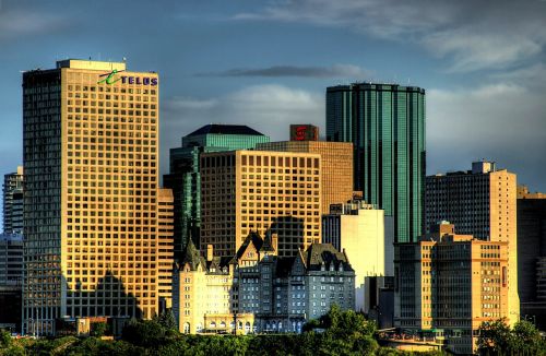 edmonton canada skyline