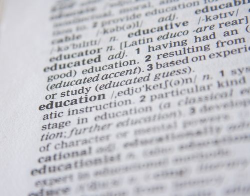 education dictionary word