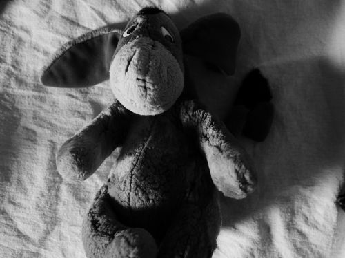 eeyore black white