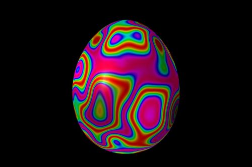 egg easter egg psychedelic