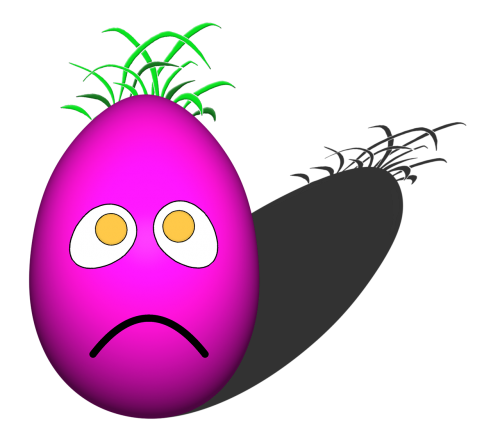 egg easter egg face