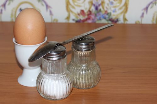 egg breakfast egg spoon
