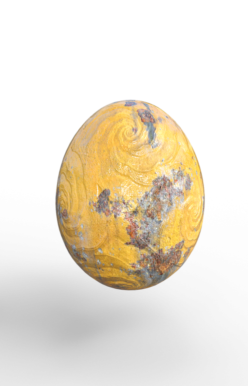 egg easter rusty