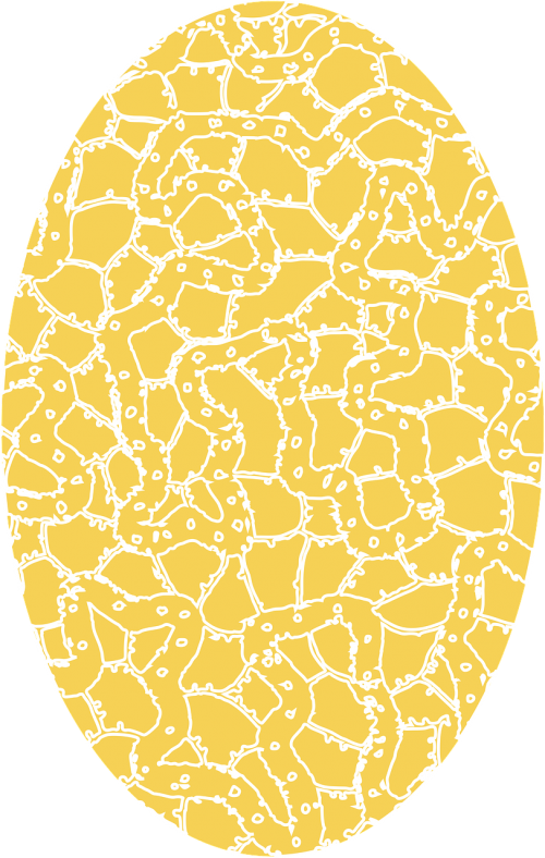 egg easter lace