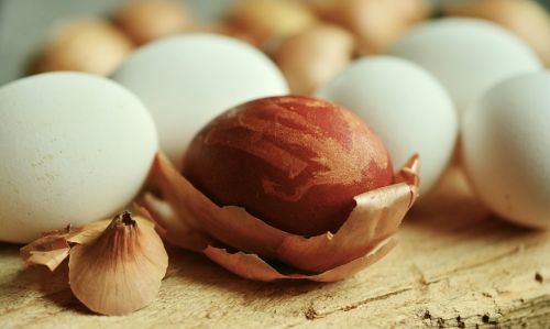 egg easter egg onion skins