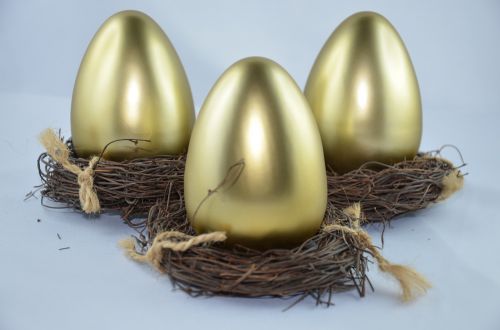 egg easter gold