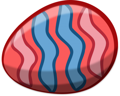 egg painted shell