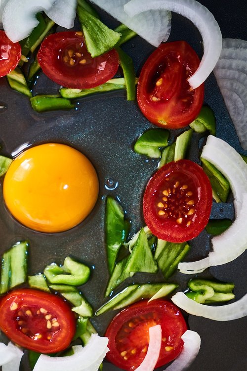 egg  vegetable  tomato