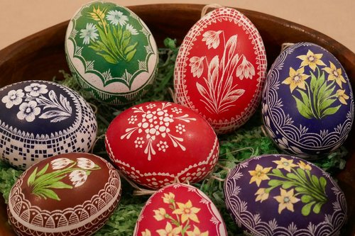 egg  eggs  painted