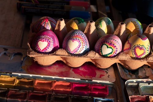 egg  colorful  easter eggs