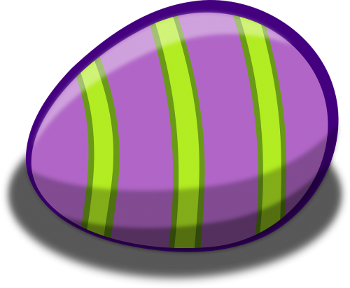 egg easter violet