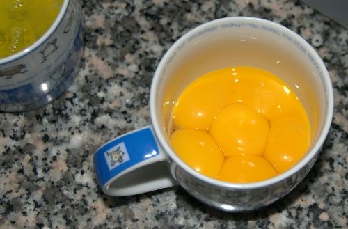 egg yolk yolk bake