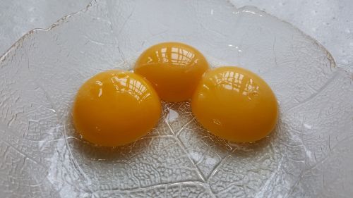 egg yolks yellow eggs