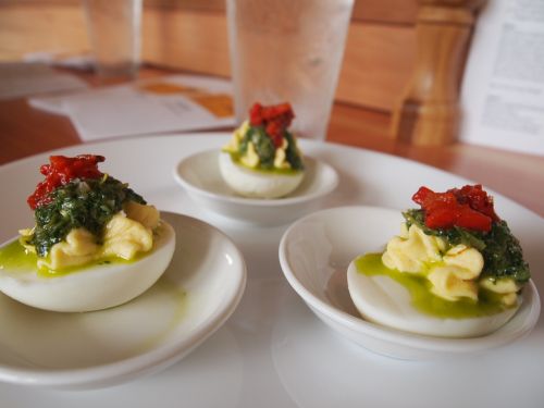 eggs deviled eggs paprika