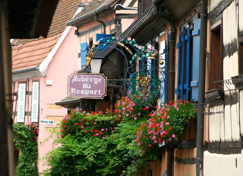 eguisheim  alsace  historic center