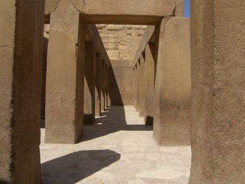 coridor antic architecture egypt