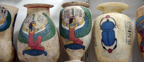 egypt bazaar vases