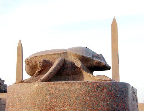 egypt  karnak  statue