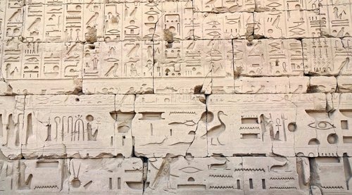 egypt  karnak  hieroglyphs