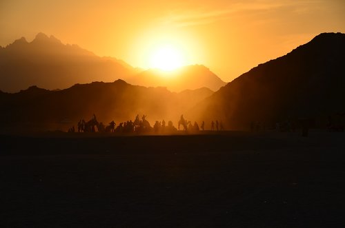 egypt  desert  sunset