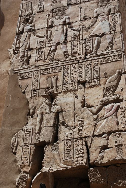 egypt hieroglyphs temple